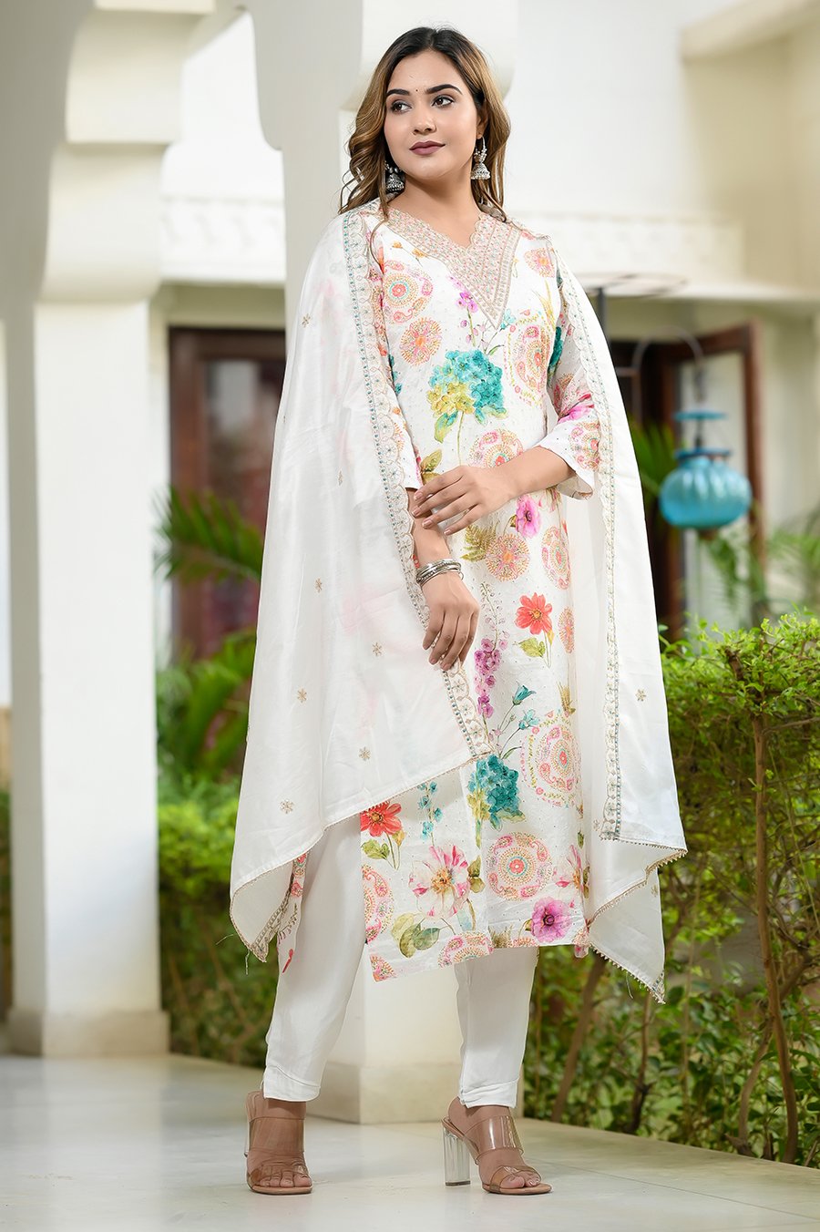 Ethnic Chic Multicolor Kurti Set